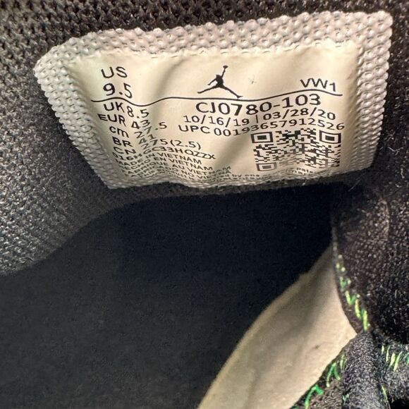 Jordan Westbrook One Take PF White Rage Green CJ0780-103 Men’s SZ 9.5 - Picture 4 of 16